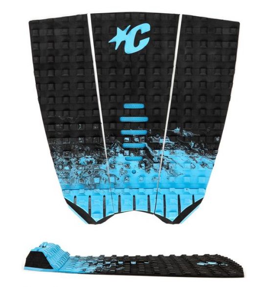 Creatures of Leisure Mick Fanning Black Fade Cyan traction pad
