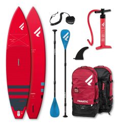 Fanatic Ray Air 12'6" Red 2022 Inflatable SUP package