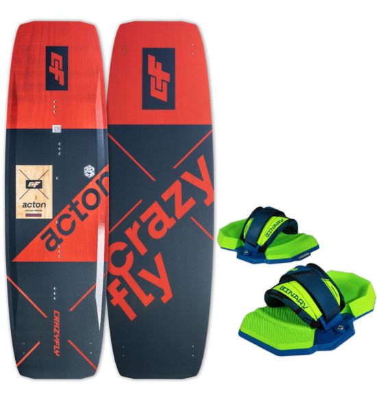 Crazyfly Acton 2022 Kiteboard complete with pads