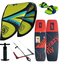 Naish Pivot + Crazyfly Acton 2023 kitesurf complete package